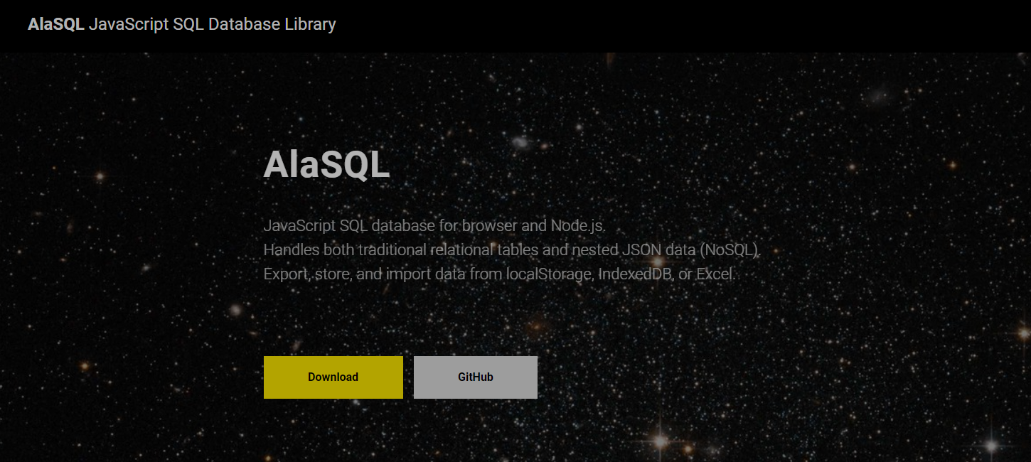 AlaSQL.jsの使い方基本｜JSONオブジェクトのSQL操作が出来るJavaScriptライブラリ