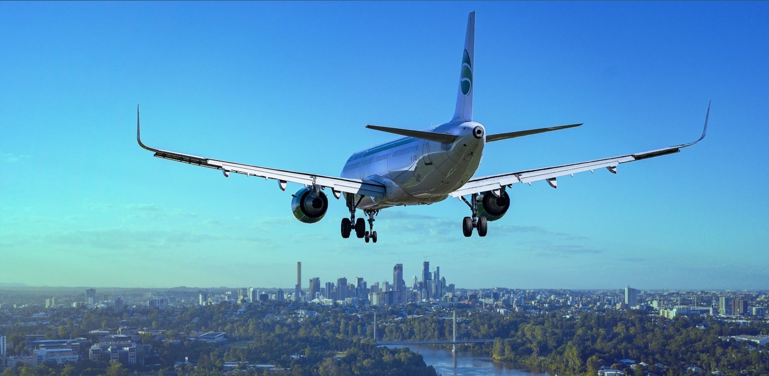 飛行機が着陸